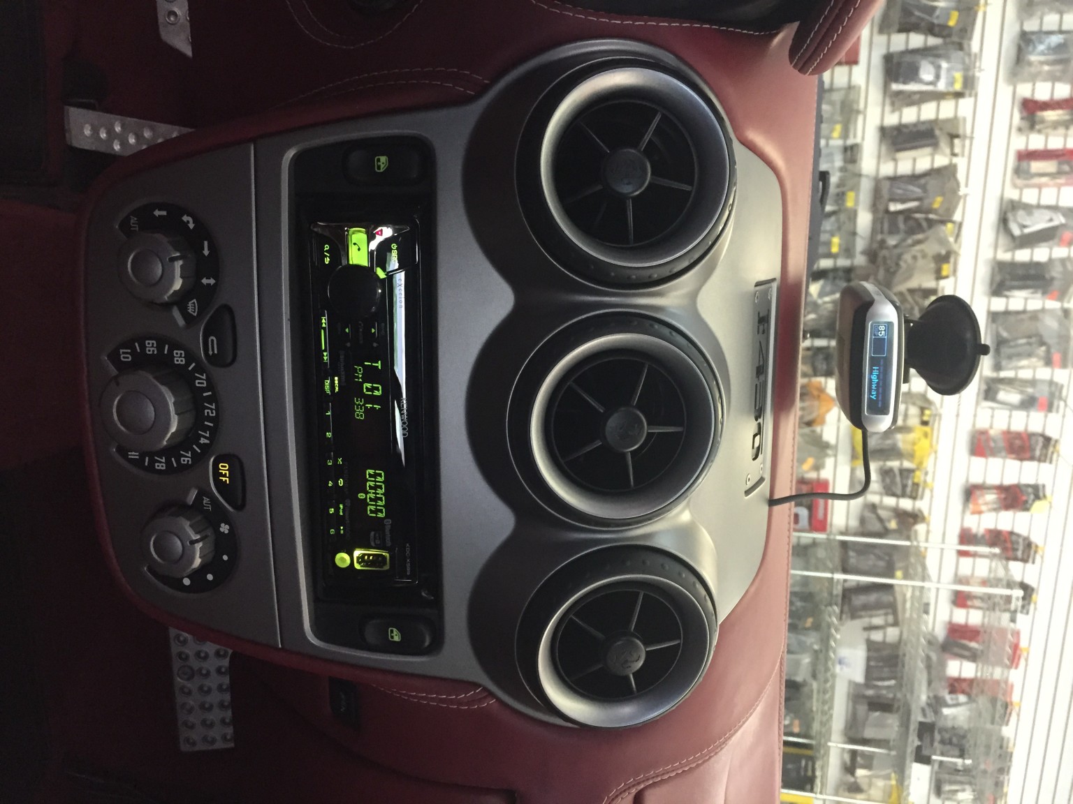 Bluetooth CD Receiver Ferrari F430 RadioActive Car Audio Garner